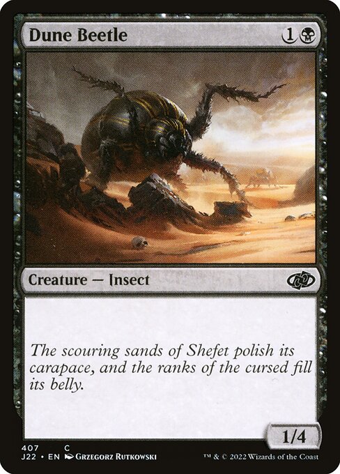 Jumpstart 2022 - 407 - Dune Beetle - Common - B - Non-foil