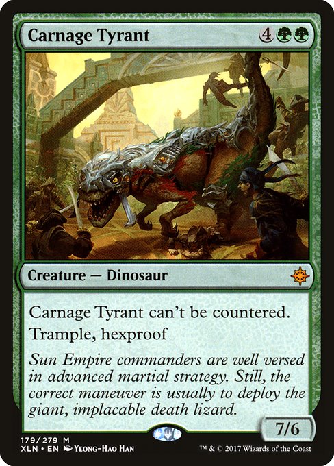 Ixalan - 179 - Carnage Tyrant - Mythic - G - Foil