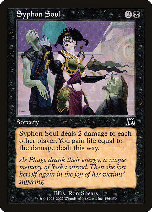 Onslaught - 176 - Syphon Soul - Common - B - Non-foil