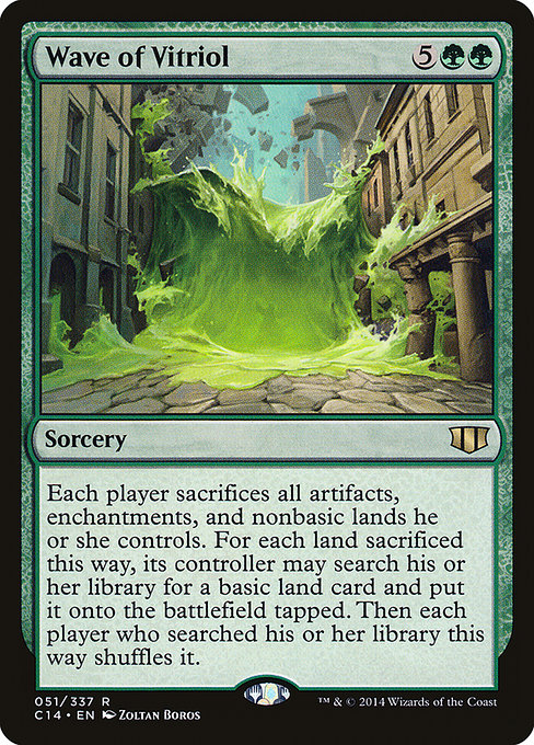 Commander 2014 - 51 - Wave of Vitriol - Rare - G - Non-foil