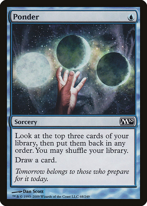 Magic 2010 - 68 - Ponder - Common - U - Non-foil
