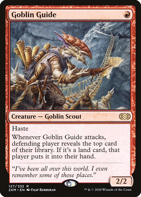 Double Masters - 127 - Goblin Guide - Rare - R - Foil