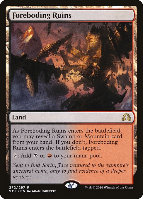 Shadows over Innistrad - 272 - Foreboding Ruins - Rare - C - Non-foil