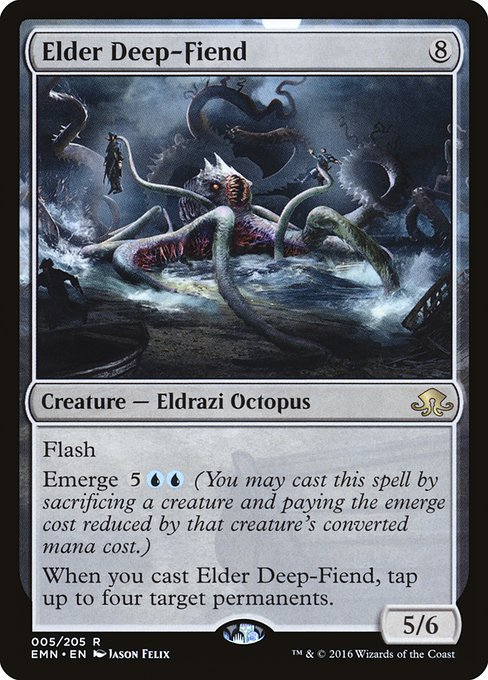 Eldritch Moon - 5 - Elder Deep-Fiend - Rare - C - Non-foil