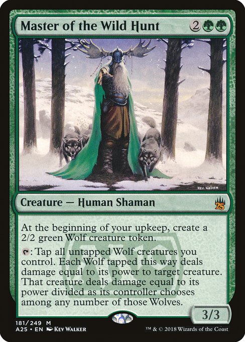 Masters 25 - 181 - Master of the Wild Hunt - Mythic - G - Non-foil