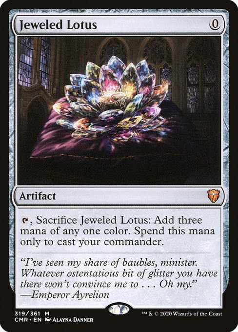 Commander Legends - 319 - Jeweled Lotus - Mythic - C - Non-foil