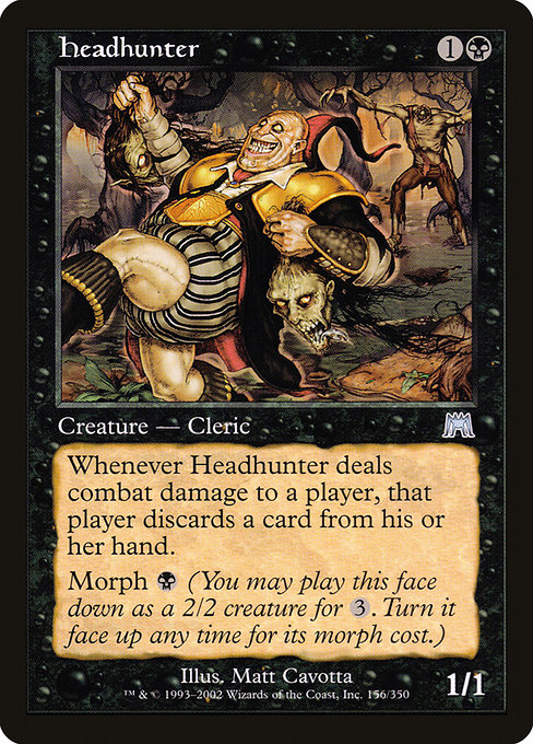 Onslaught - 156 - Headhunter - Uncommon - B - Non-foil