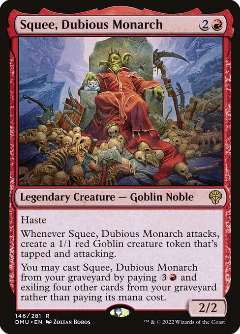 Dominaria United - 146 - Squee, Dubious Monarch - Rare - R - Foil