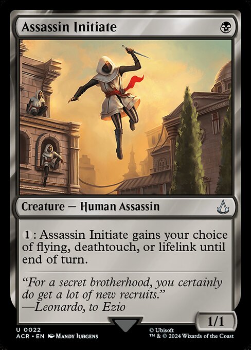 Assassin's Creed - 22 - Assassin Initiate - Uncommon - B - Foil