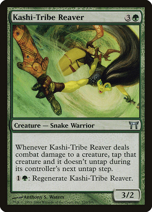Champions of Kamigawa - 220 - Kashi-Tribe Reaver - Uncommon - G - Non-foil