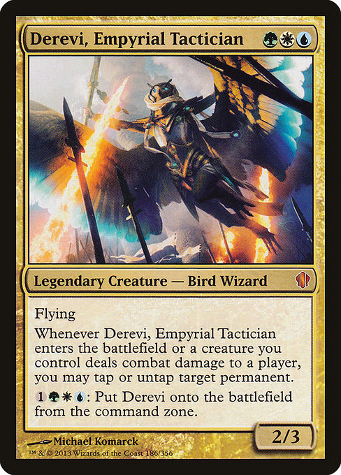 Commander 2013 - 186 - Derevi, Empyrial Tactician - Mythic - Multi - Non-foil