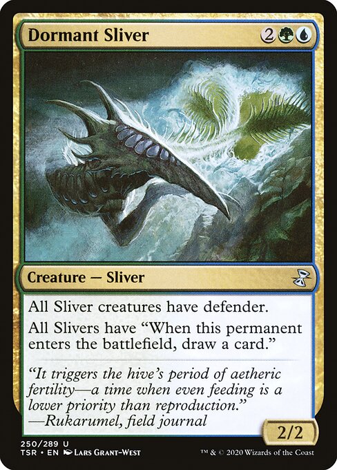 Time Spiral Remastered - 250 - Dormant Sliver - Uncommon - UG - Non-foil