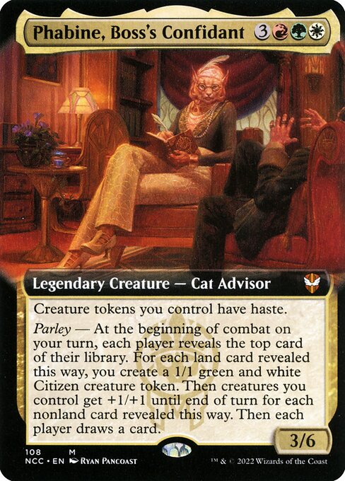 New Capenna Commander - 108 - Phabine, Boss's Confidant - Mythic - Multi - Non-foil