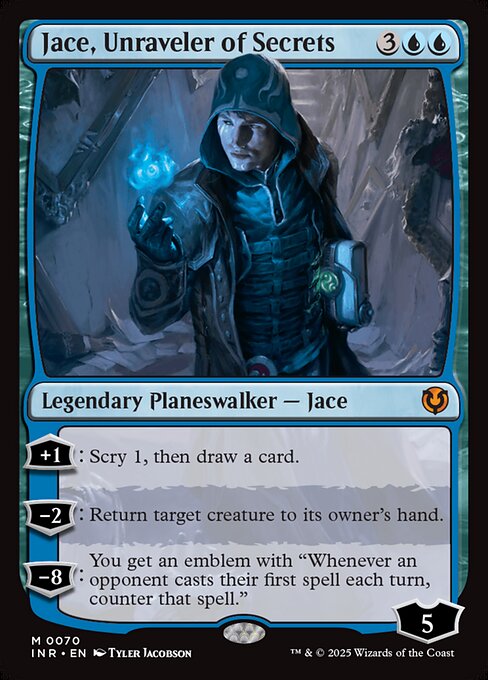 Innistrad Remastered - 70 - Jace, Unraveler of Secrets - Mythic - U - Non-foil