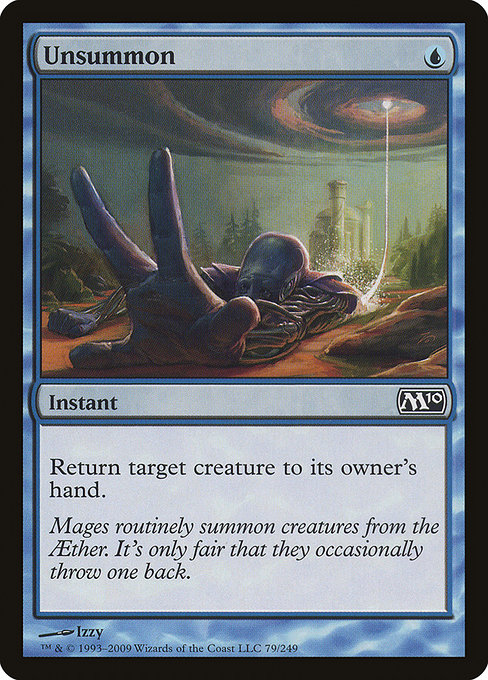 Magic 2010 - 79 - Unsummon - Common - U - Non-foil