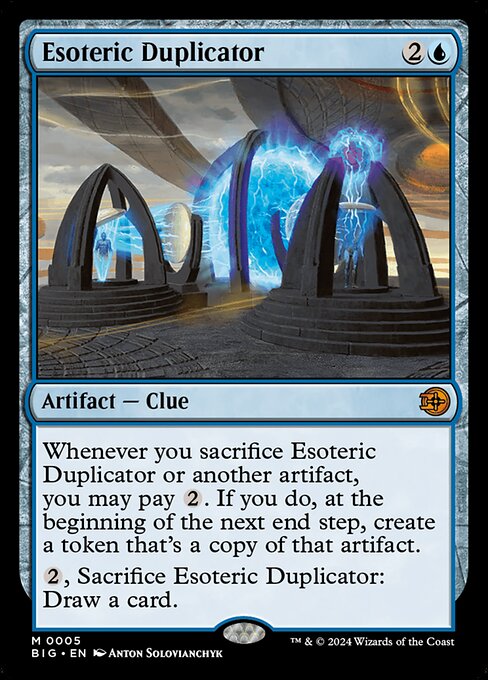 The Big Score - 5 - Esoteric Duplicator - Mythic - U - Non-foil