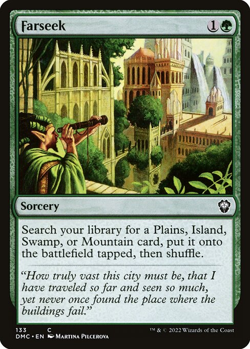 Dominaria United Commander - 133 - Farseek - Common - G - Non-foil