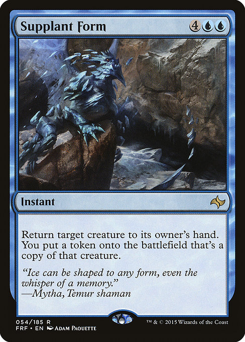 Fate Reforged - 54 - Supplant Form - Rare - U - Non-foil