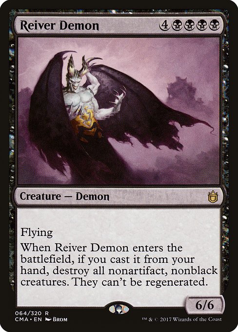 Commander Anthology - 64 - Reiver Demon - Rare - B - Non-foil