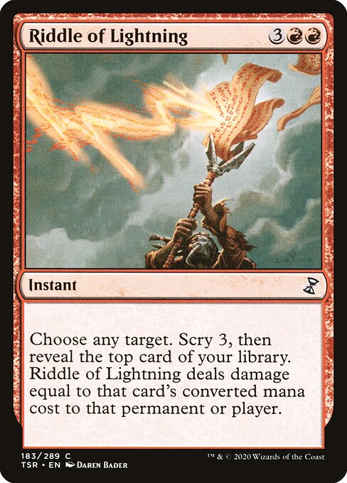Time Spiral Remastered - 183 - Riddle of Lightning - Common - R - Non-foil