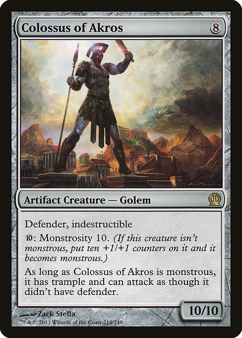 Theros - 214 - Colossus of Akros - Rare - C - Non-foil