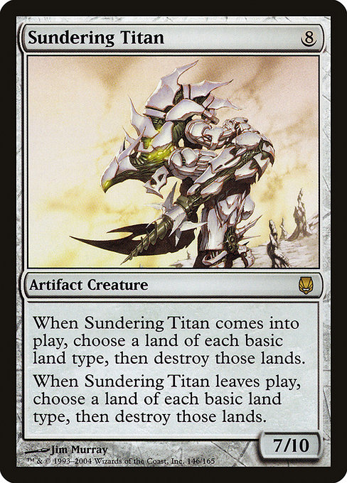 Darksteel - 146 - Sundering Titan - Rare - C - Non-foil
