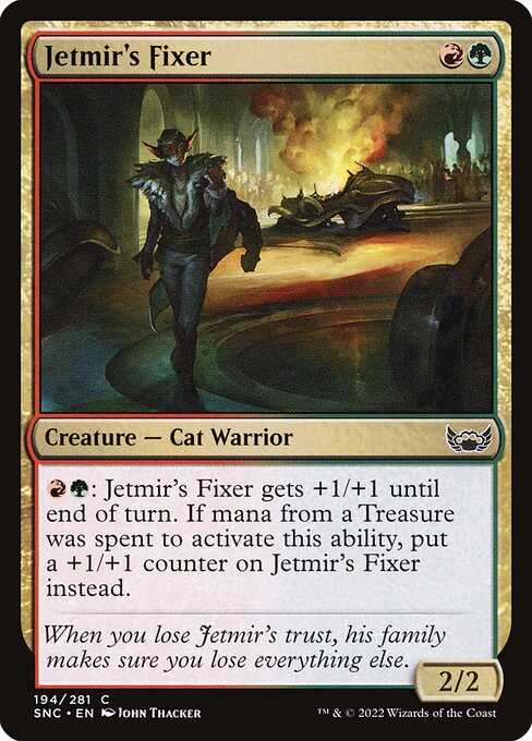 Streets of New Capenna - 194 - Jetmir's Fixer - Common - RG - Foil