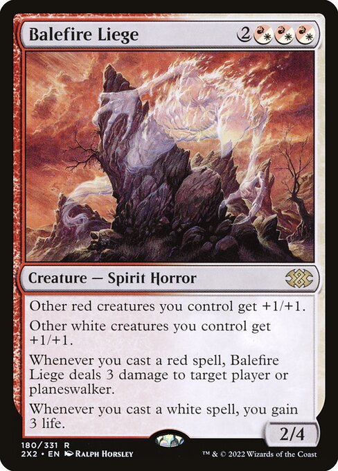 Double Masters 2022 - 180 - Balefire Liege - Rare - WR - Non-foil