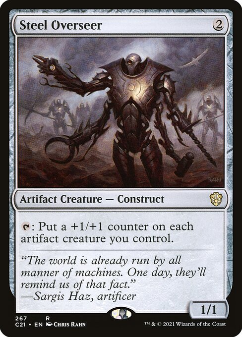Commander 2021 - 267 - Steel Overseer - Rare - C - Non-foil