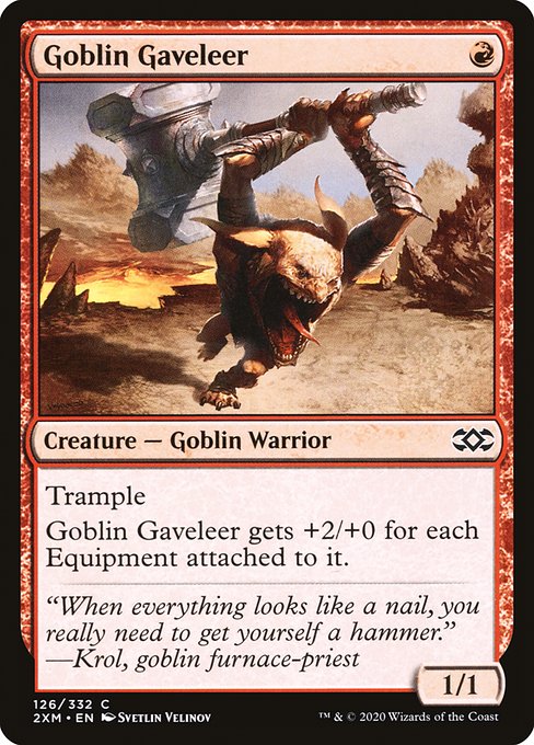 Double Masters - 126 - Goblin Gaveleer - Common - R - Non-foil