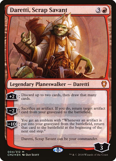 Commander Anthology Volume II - 4 - Daretti, Scrap Savant - Mythic - R - Foil