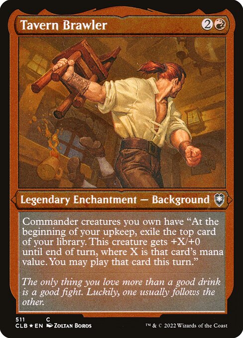Commander Legends: Battle for Baldur's Gate - 511 - Tavern Brawler - Common - R - Non-foil