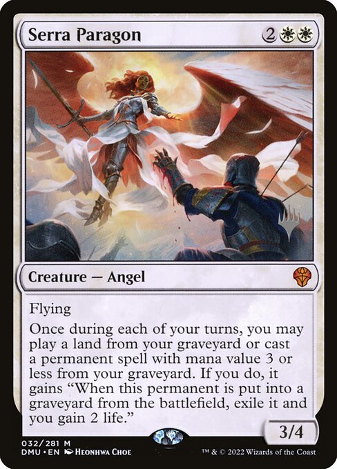 Dominaria United Promos - 32p - Serra Paragon - Mythic - W - Foil - Promo