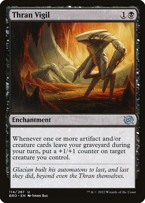 The Brothers' War - 114 - Thran Vigil - Uncommon - B - Non-foil