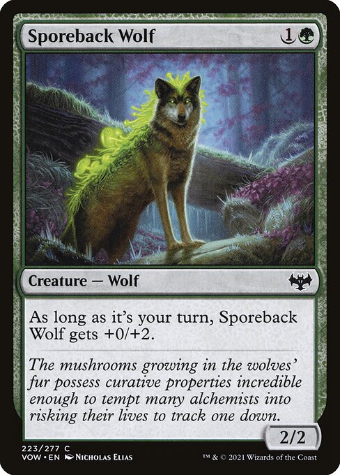 Innistrad: Crimson Vow - 223 - Sporeback Wolf - Common - G - Non-foil