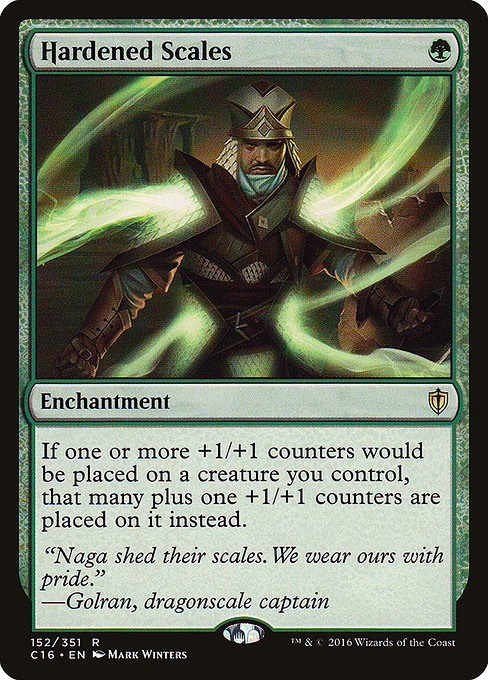 Commander 2016 - 152 - Hardened Scales - Rare - G - Non-foil