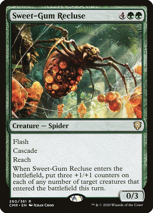 Commander Legends - 260 - Sweet-Gum Recluse - Rare - G - Foil