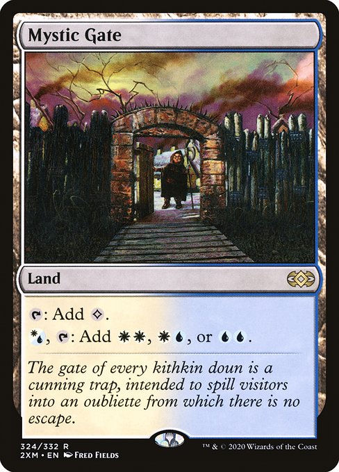 Double Masters - 324 - Mystic Gate - Rare - C - Foil