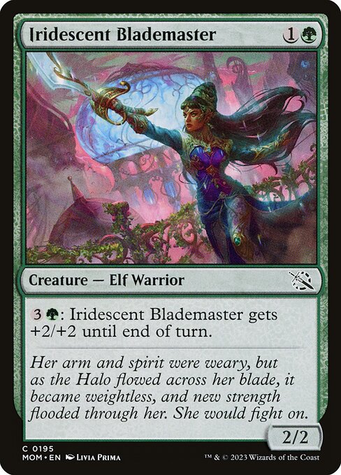 March of the Machine - 195 - Iridescent Blademaster - Common - G - Non-foil
