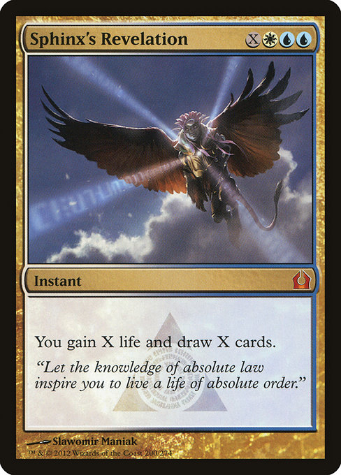Return to Ravnica - 200 - Sphinx's Revelation - Mythic - WU - Non-foil
