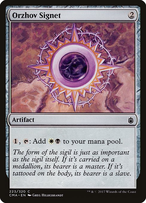 Commander Anthology - 223 - Orzhov Signet - Common - C - Non-foil