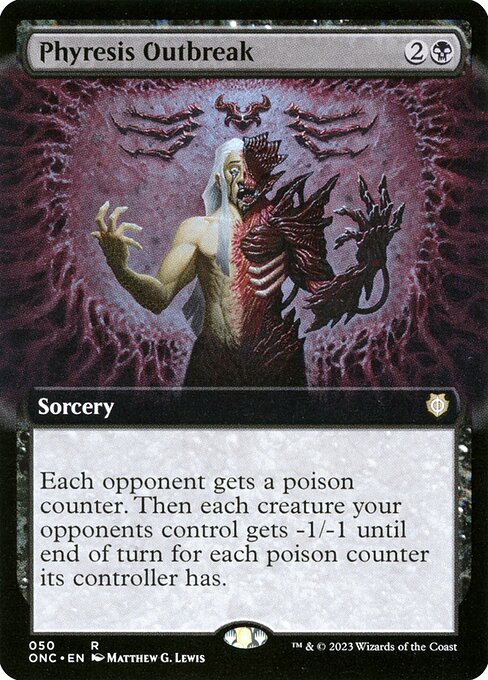 Phyrexia: All Will Be One Commander - 50 - Phyresis Outbreak - Rare - B - Non-foil