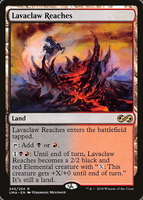 Ultimate Masters - 245 - Lavaclaw Reaches - Rare - C - Non-foil