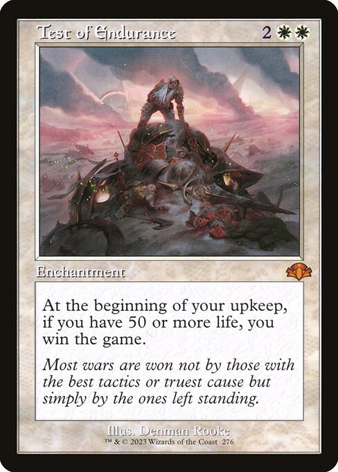 Dominaria Remastered - 276 - Test of Endurance - Mythic - W - Foil