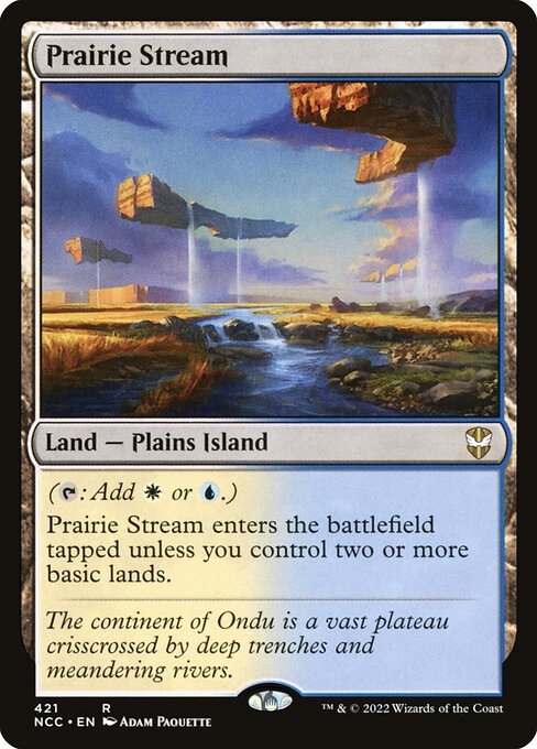 New Capenna Commander - 421 - Prairie Stream - Rare - C - Non-foil