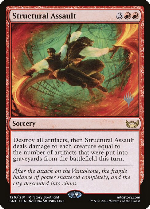 Streets of New Capenna Promos - 126p - Structural Assault - Rare - R - Non-foil - Promo