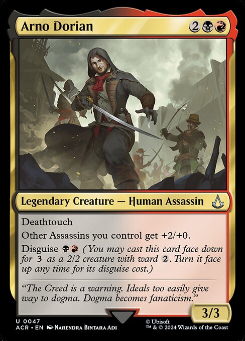 Assassin's Creed - 47 - Arno Dorian - Uncommon - BR - Foil