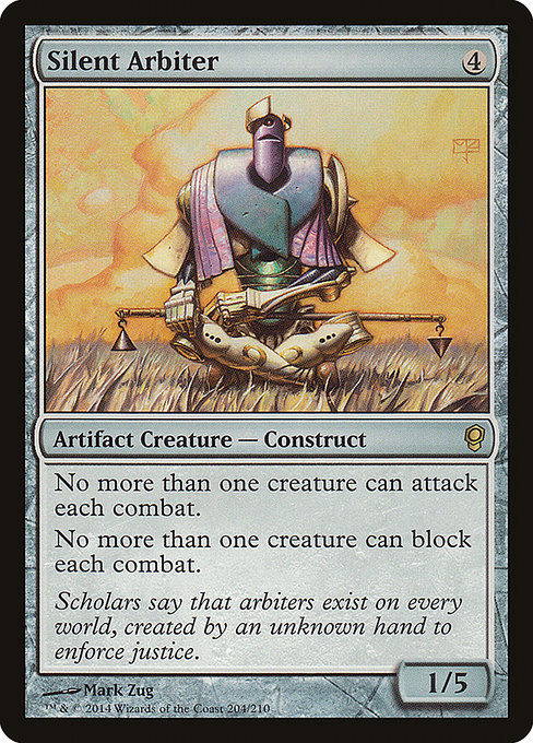 Conspiracy - 204 - Silent Arbiter - Rare - C - Non-foil