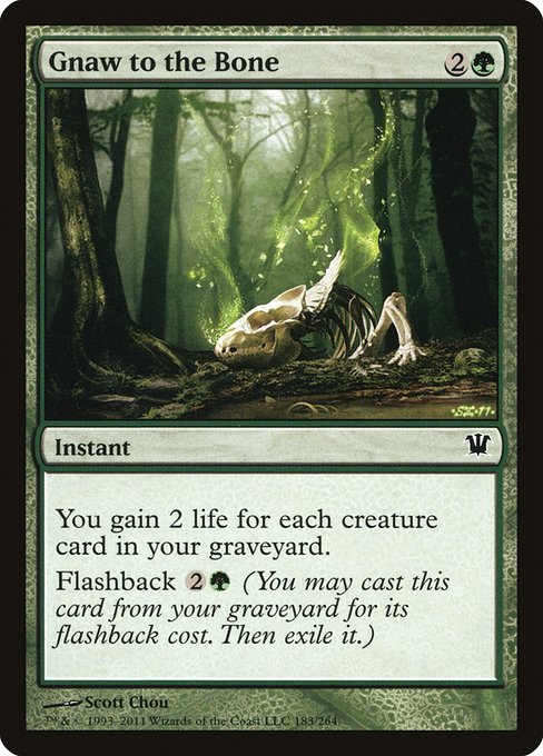 Innistrad - 183 - Gnaw to the Bone - Common - G - Non-foil