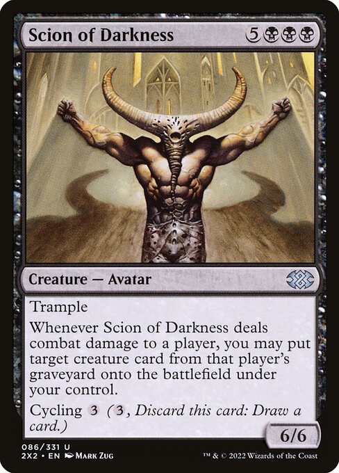 Double Masters 2022 - 86 - Scion of Darkness - Uncommon - B - Non-foil